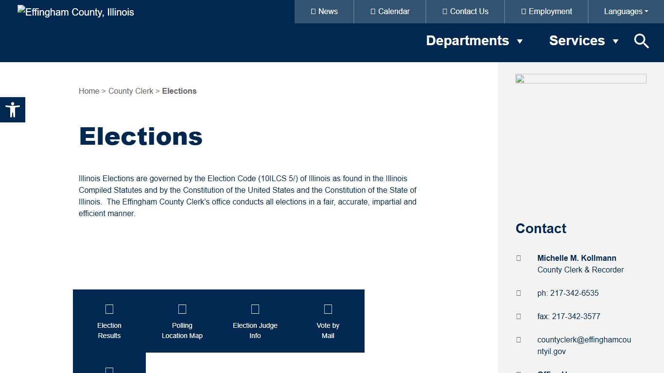 Elections - Effingham County, Illinois